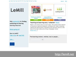 European learning resource community LeMill