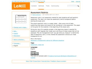 European learning resource community LeMill