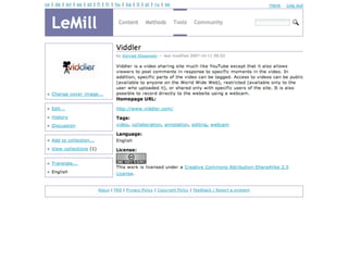 European learning resource community LeMill