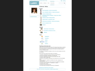 European learning resource community LeMill