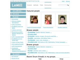 European learning resource community LeMill