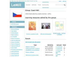 European learning resource community LeMill