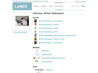 European learning resource community LeMill
