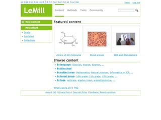European learning resource community LeMill