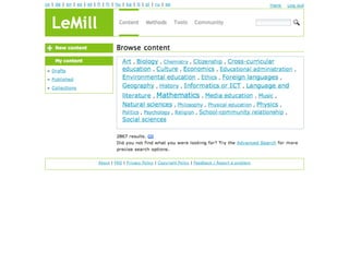 European learning resource community LeMill