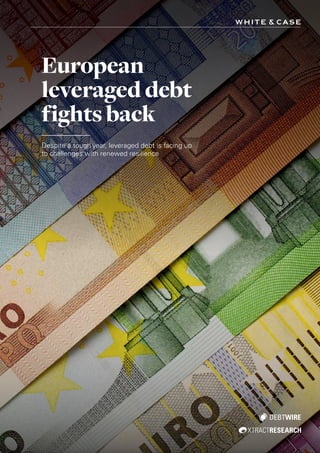 Despite a tough year, leveraged debt is facing up
to challenges with renewed resilience
European
leveraged debt
fights back
 