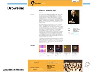 Browsing
Europeana Channels
 