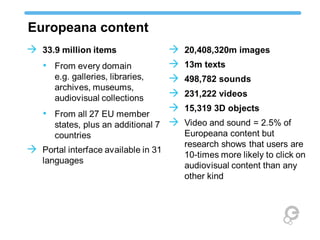 Europeana content
 