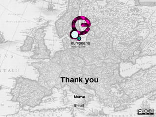 Thank you
Name
E-mail
 