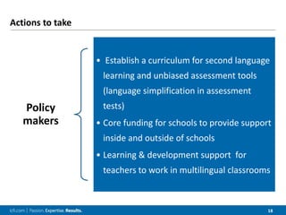 Language learning and teaching in multilingual classrooms | PPTX
