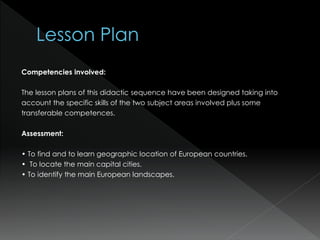 European countries CLIL project | PPTX