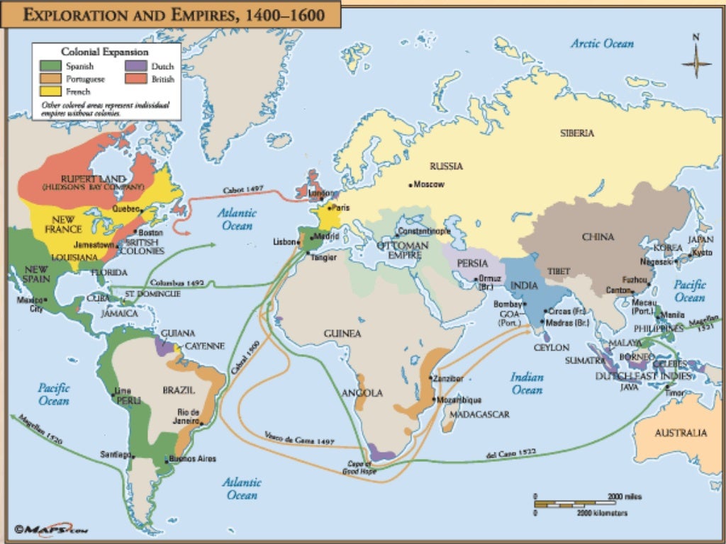 age from euro exploration age regarding western european exploration