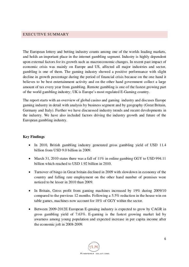 European gambling market