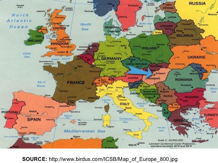 Maps of Europe and European Union