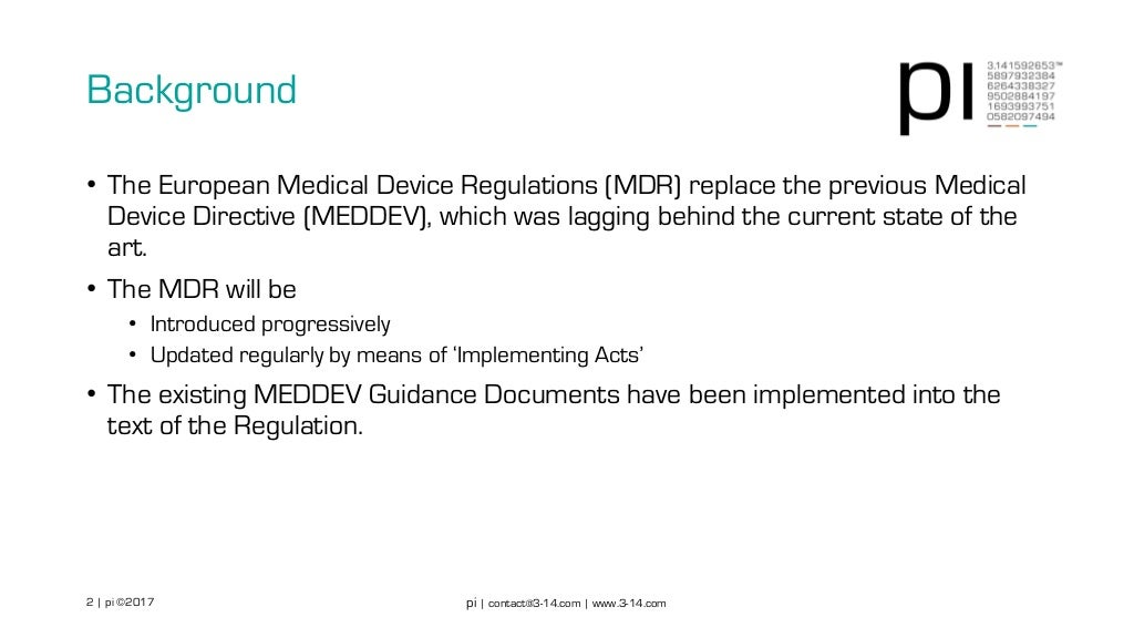 The European Medical Device Regulations analysis of the final text