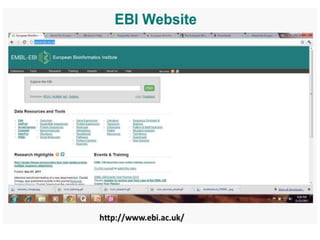 European molecular biology laboratory (EMBL) | PPTX