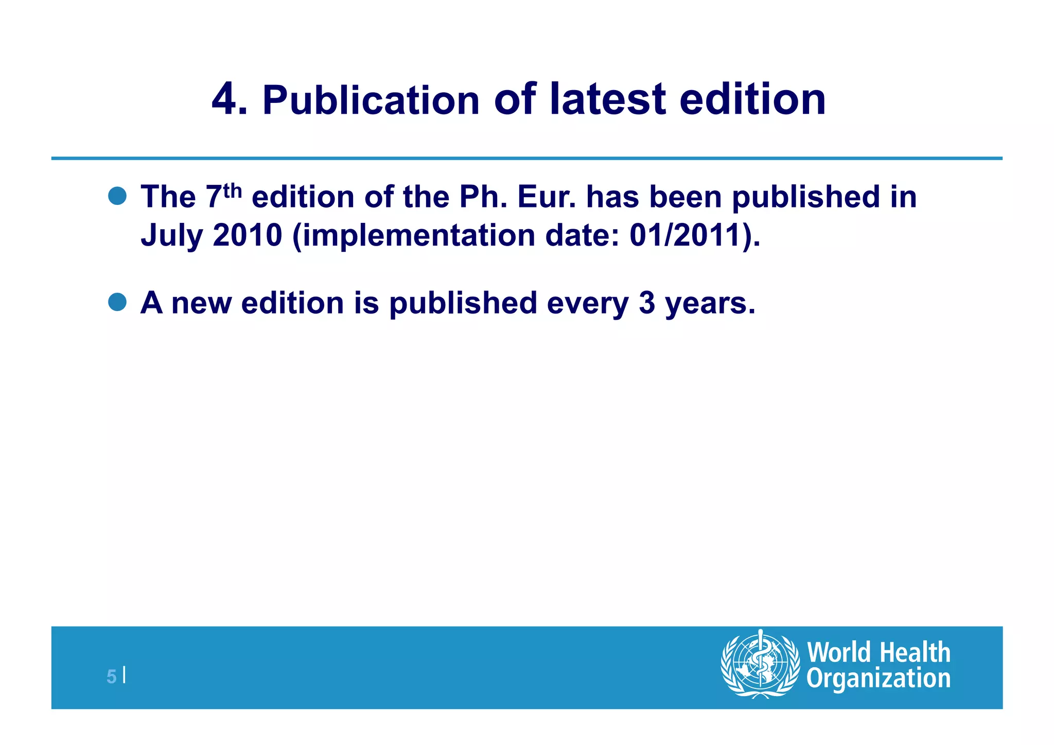 European pharmacopoeia | PDF