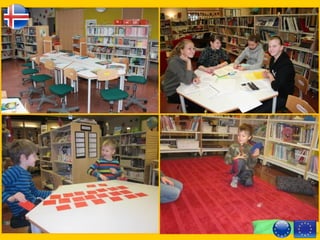 Library
Size of library 100 m²100 m²
computers that pupils can useallall
computers with Internet
accessallall
15 computers, 1 smart boards, 3 ipads, 10
laptops
Equipment
We have also a hot spots or a cordless access in
the school.
 