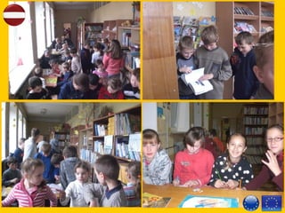 Library
Size of library 46 m²46 m²
Number of seats for pupils 1010
computers with Internet
access11
1 computer
Equipment
 