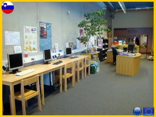 Library
Size of library 350 m²350 m²
Number of seats for pupils 4040
4 computers
Equipment
computers that pupils can use22
computers with Internet
access44
 