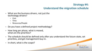 #EuropeanSP--11 Strategic Considerations for SharePoint Migrations
