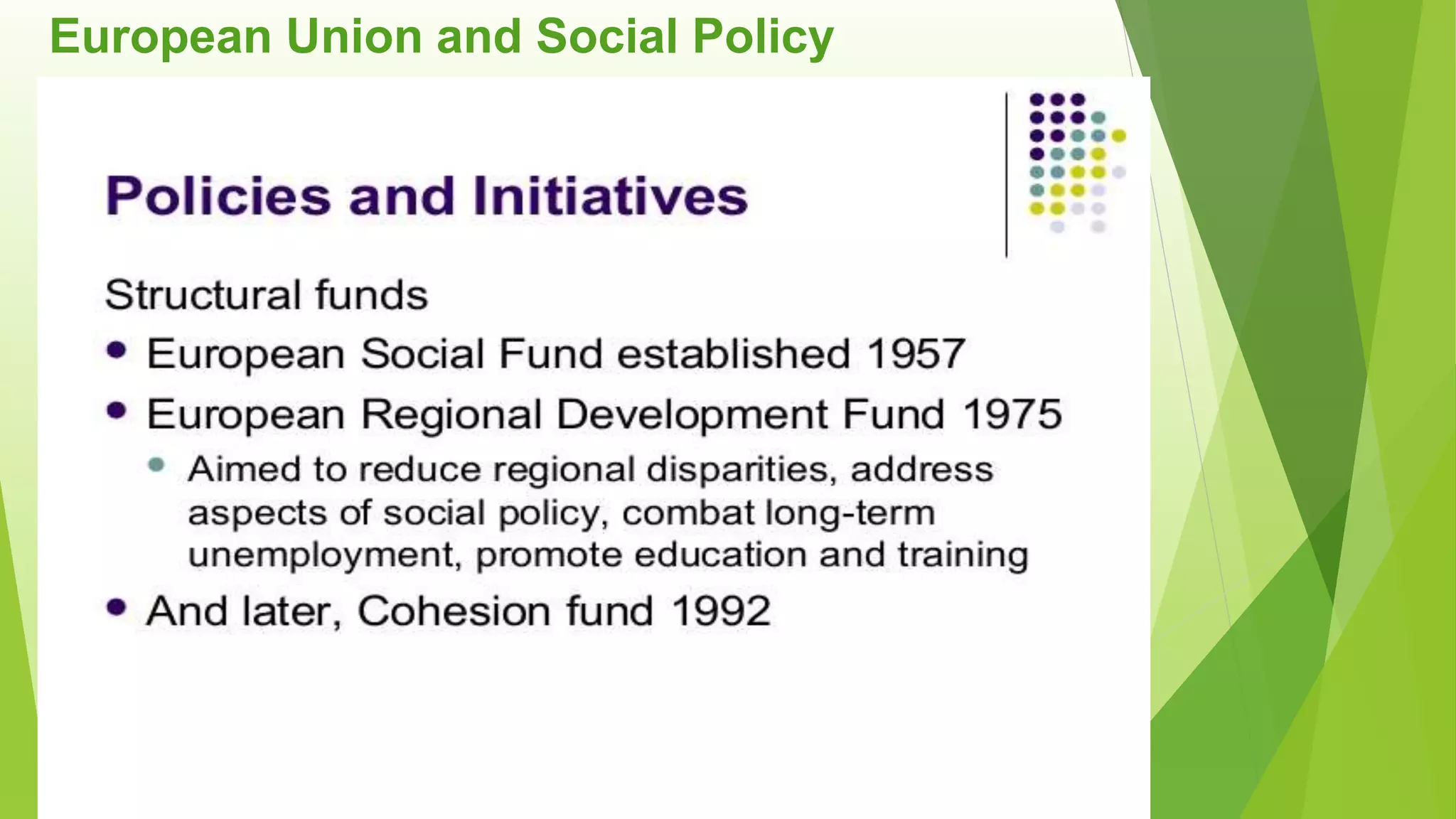 European Union and Social Policy