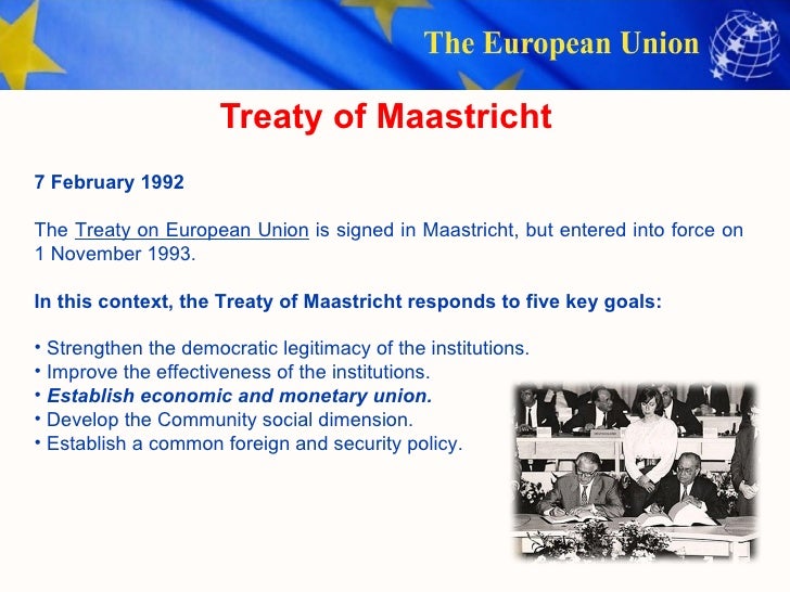 Treaty Of Maastricht , Fünf Dinge, die Sie über den Maastricht-Vertrag ...