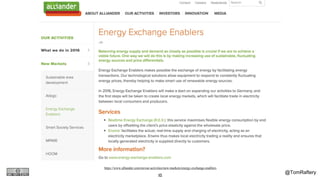 @TomRaftery45
https://www.alliander.com/en/our-activities/new-markets/energy-exchange-enablers
 