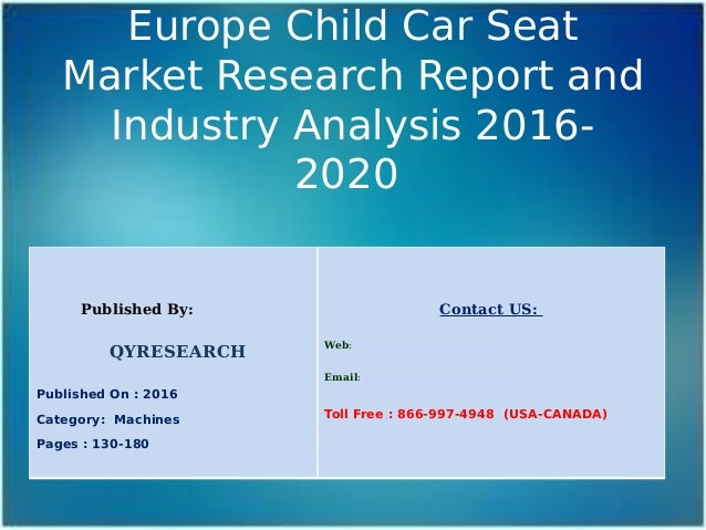 Child Car Seat Market Size Child Car Seat Market Size