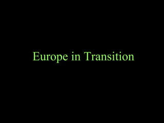 Europe in Transition 