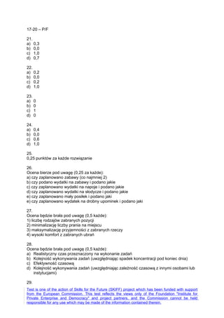 Europejski test   odpowiedzi