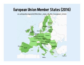 European Union Member States (2016)
en.wikipedia.org/wiki/Member_state_of_the_European_Union	
 