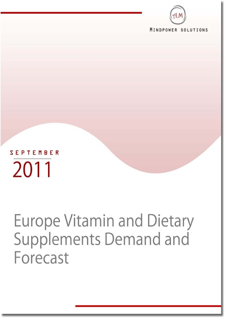 Europe Vitamin and Dietary Supplements Demand and Forecast