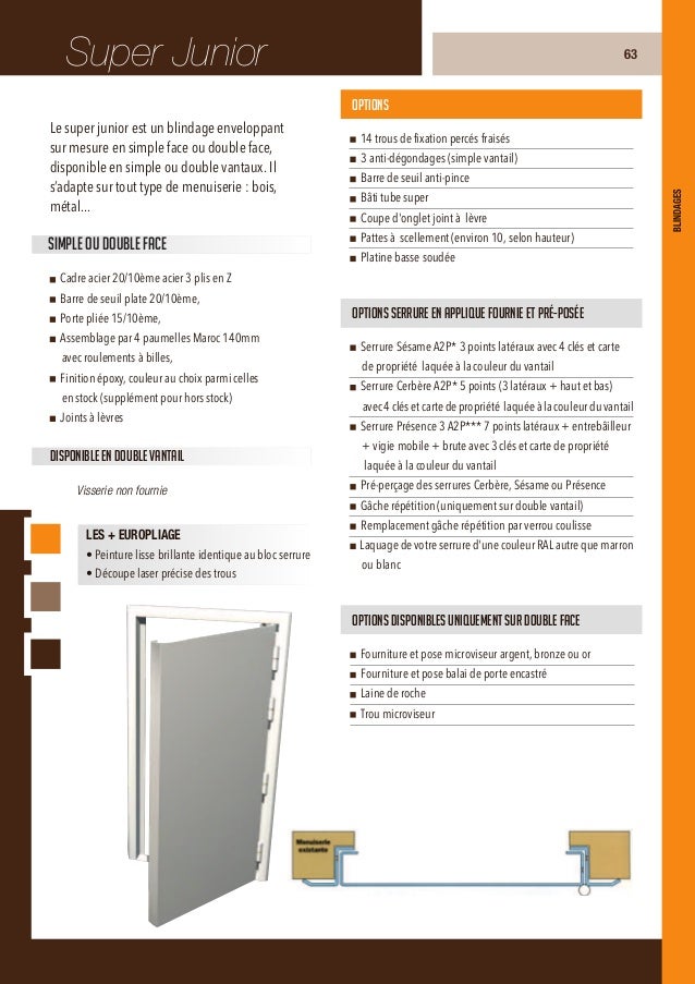 Catalogue Installateurs Europliage 2013 Portes Blindées design