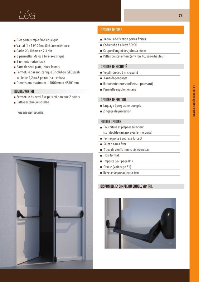 Catalogue Installateurs Europliage 2013 Portes Blindees Design