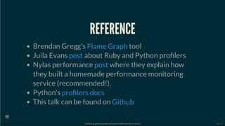 Let’s Build a Python Profiler in 25 LOC | PDF