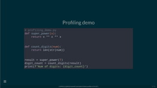 Let’s Build a Python Profiler in 25 LOC | PPT