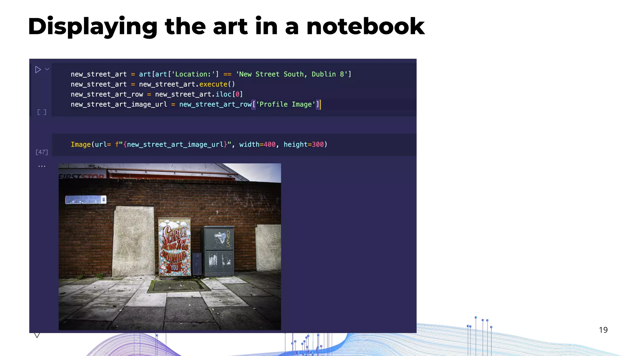 19
Displaying the art in a notebook
Add description...
 