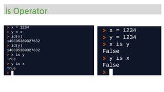is Operator
 