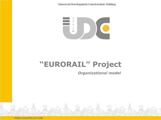 “EURORAIL” Project 
Organizational model 
 