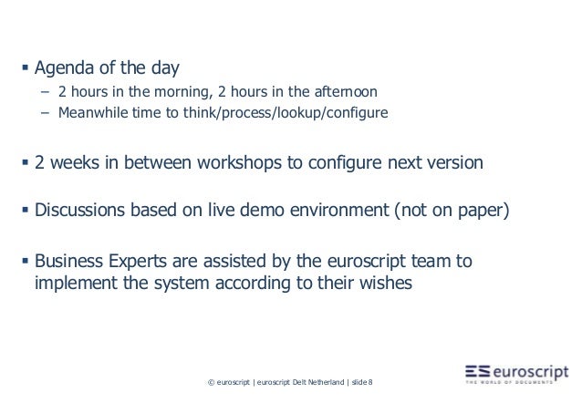 Amplexor Seminar Emc Documentum Euroscript College