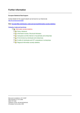 ICT usage by European enterprises