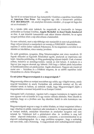 Európa veszélyben  15.08.2016