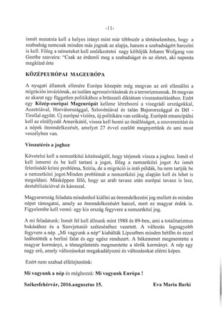 Európa veszélyben  15.08.2016