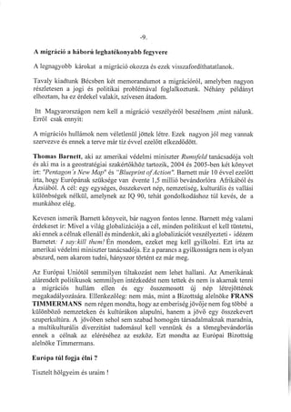 Európa veszélyben  15.08.2016