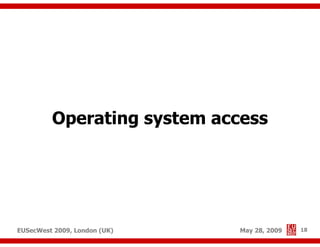 Advanced SQL injection to operating system full control (short version)