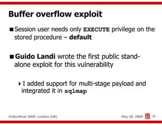 Advanced SQL injection to operating system full control (short version)