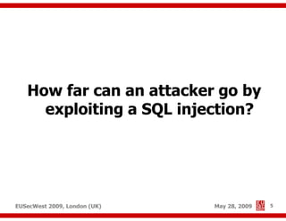 Advanced SQL injection to operating system full control (short version)