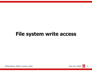 Advanced SQL injection to operating system full control (short version)