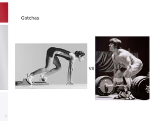 GotchasGotchas
11
VS
 